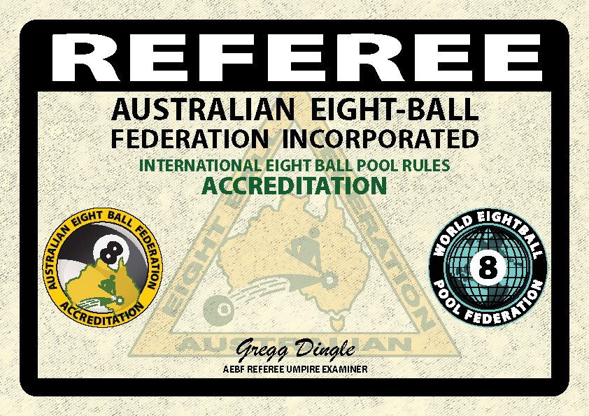 Certificate Referee