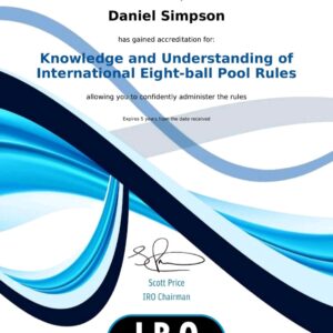 Daniel Simpson IRO